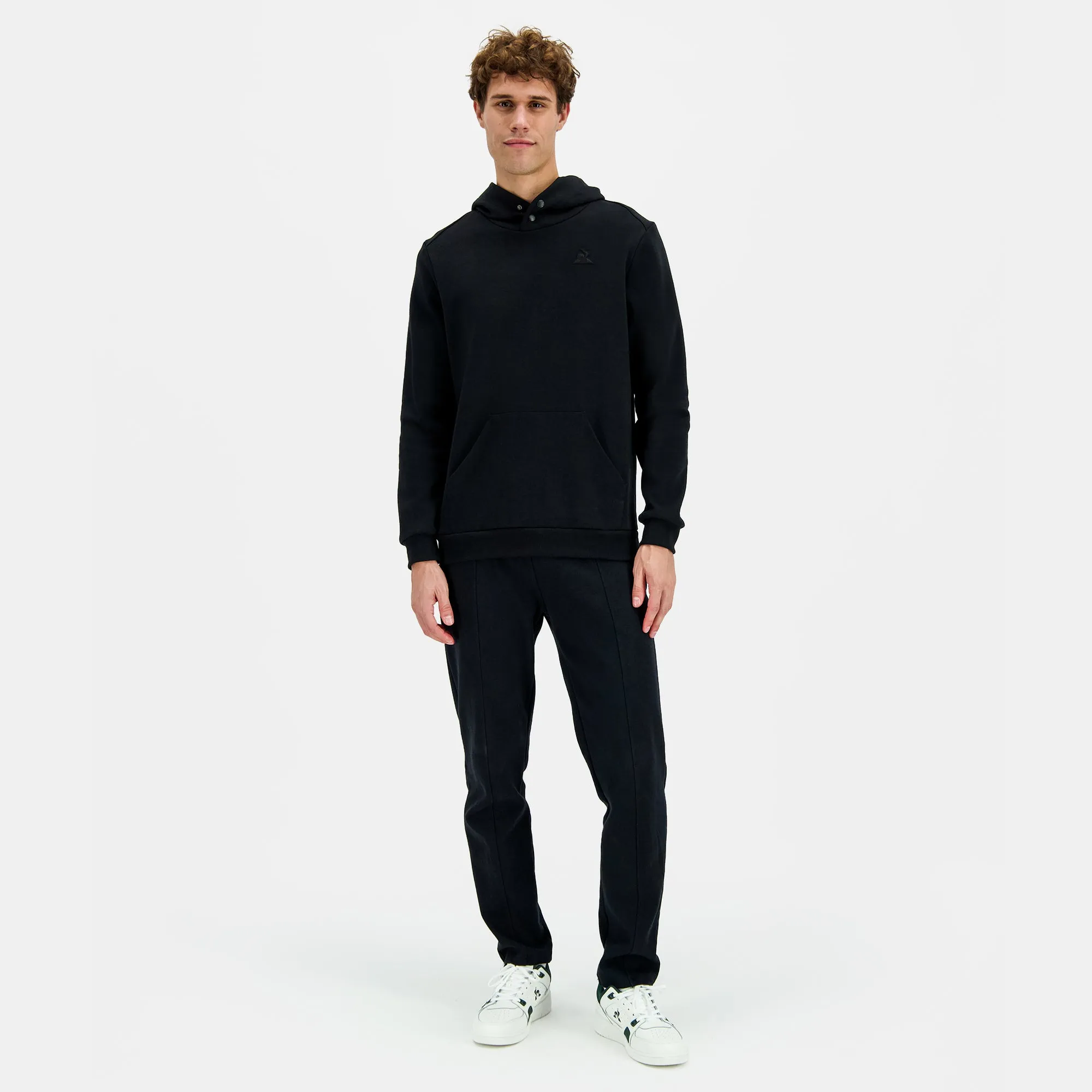 2410417-ESS T/T Hoody N°1 M black | Sweat à capuche Homme