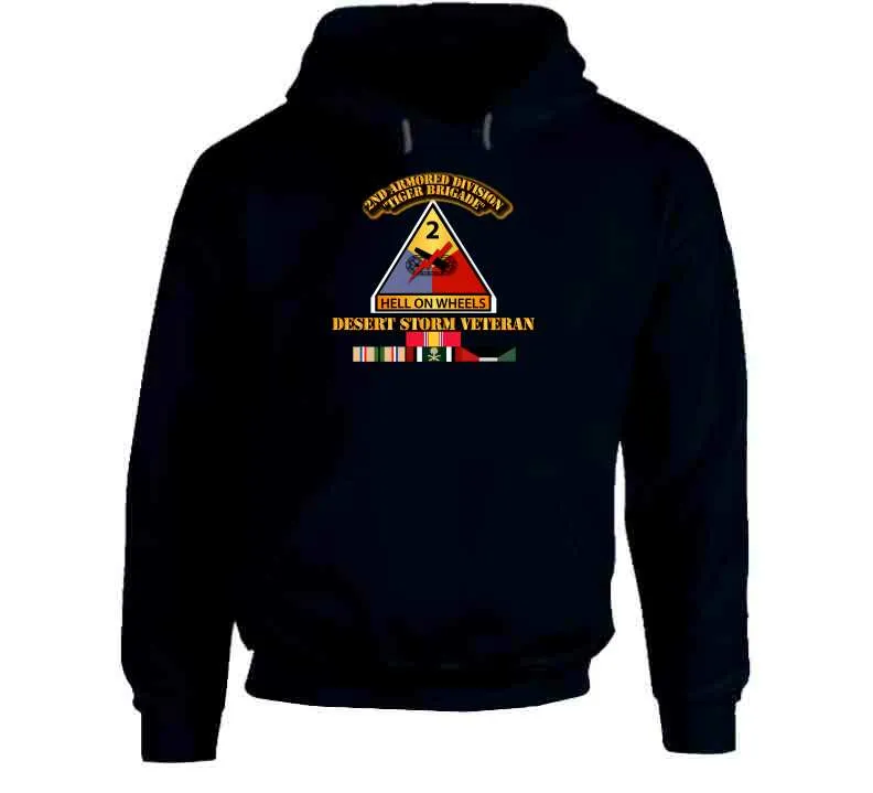 2nd Armored Division - Desert Storm Veteran T Shirt