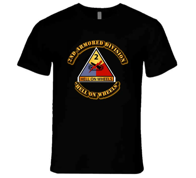 2nd Armored SSI - Hell on Wheels T Shirt