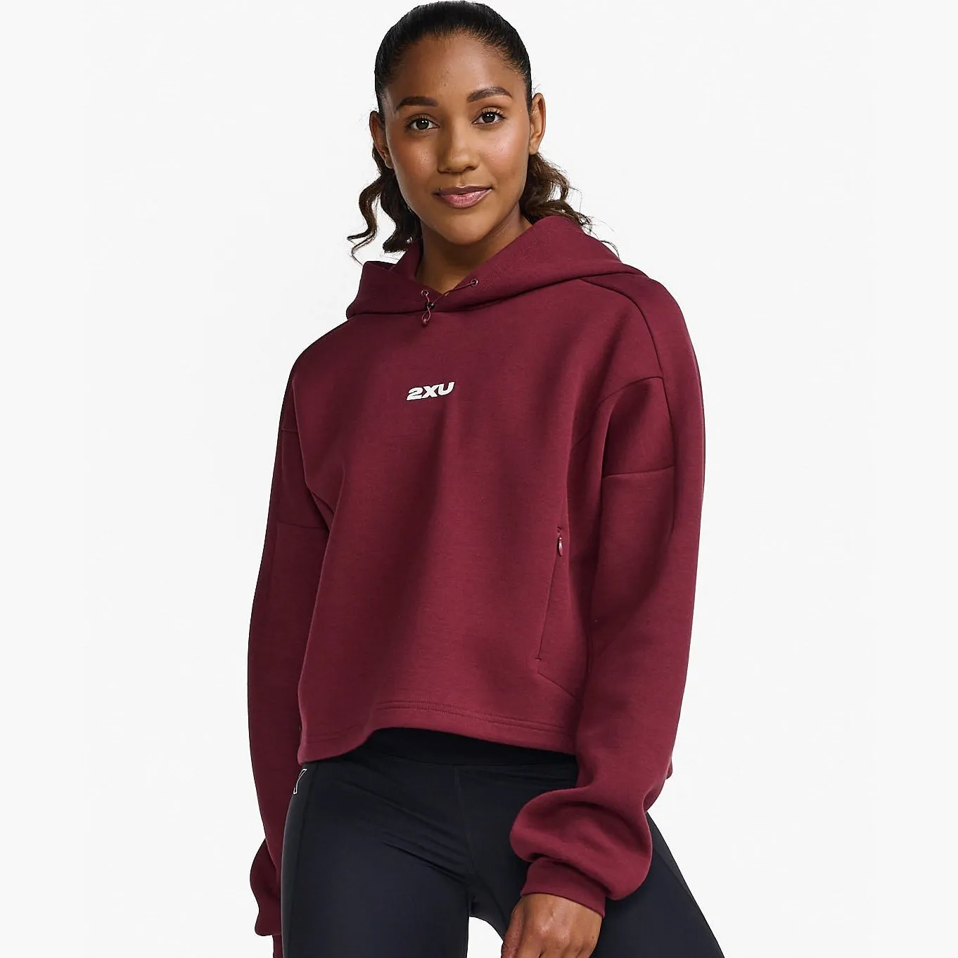 2XU Form Crop Hoodie Womens