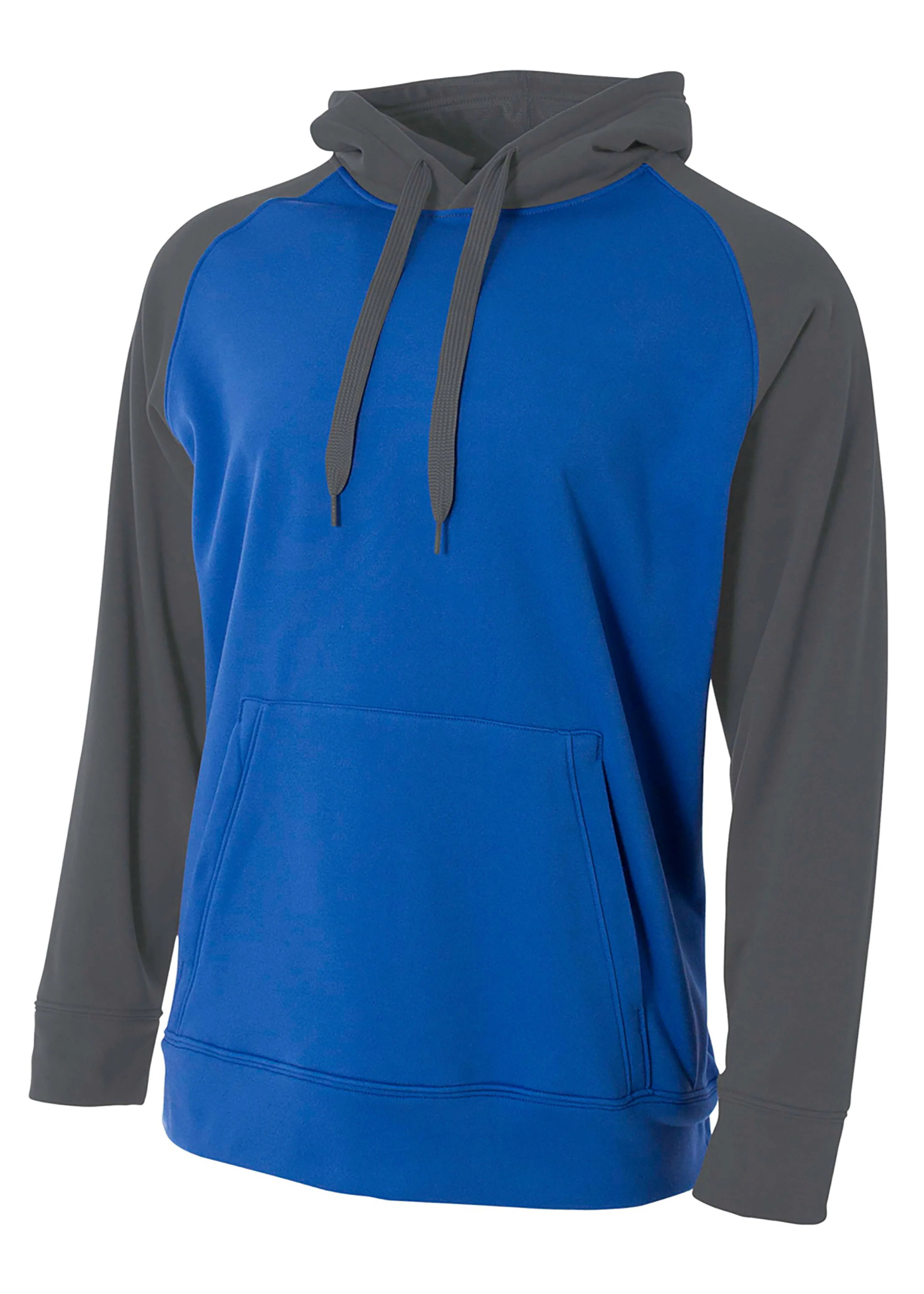 A4 Mens Color Block Tech Fleece Hoodie