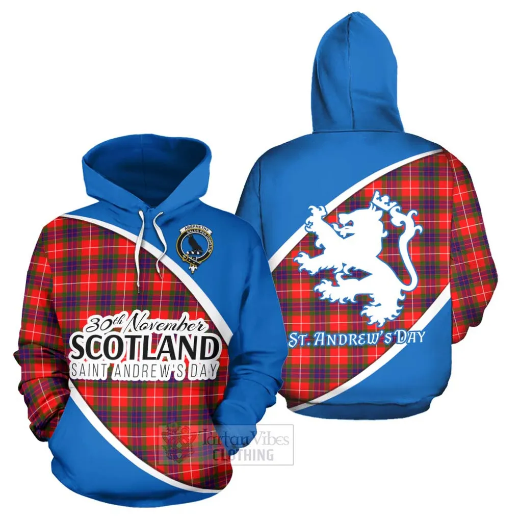 Abernethy Family Crest Tartan Hoodie Celebrate Saint Andrew's Day in Style