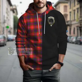 Abernethy Tartan Hoodie with Family Crest and Half Of Me Style