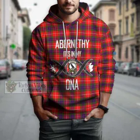 Abernethy Tartan Hoodie with Family Crest DNA In Me Style