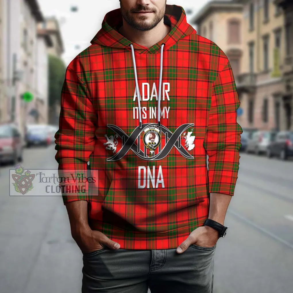 Adair Tartan Hoodie with Family Crest DNA In Me Style