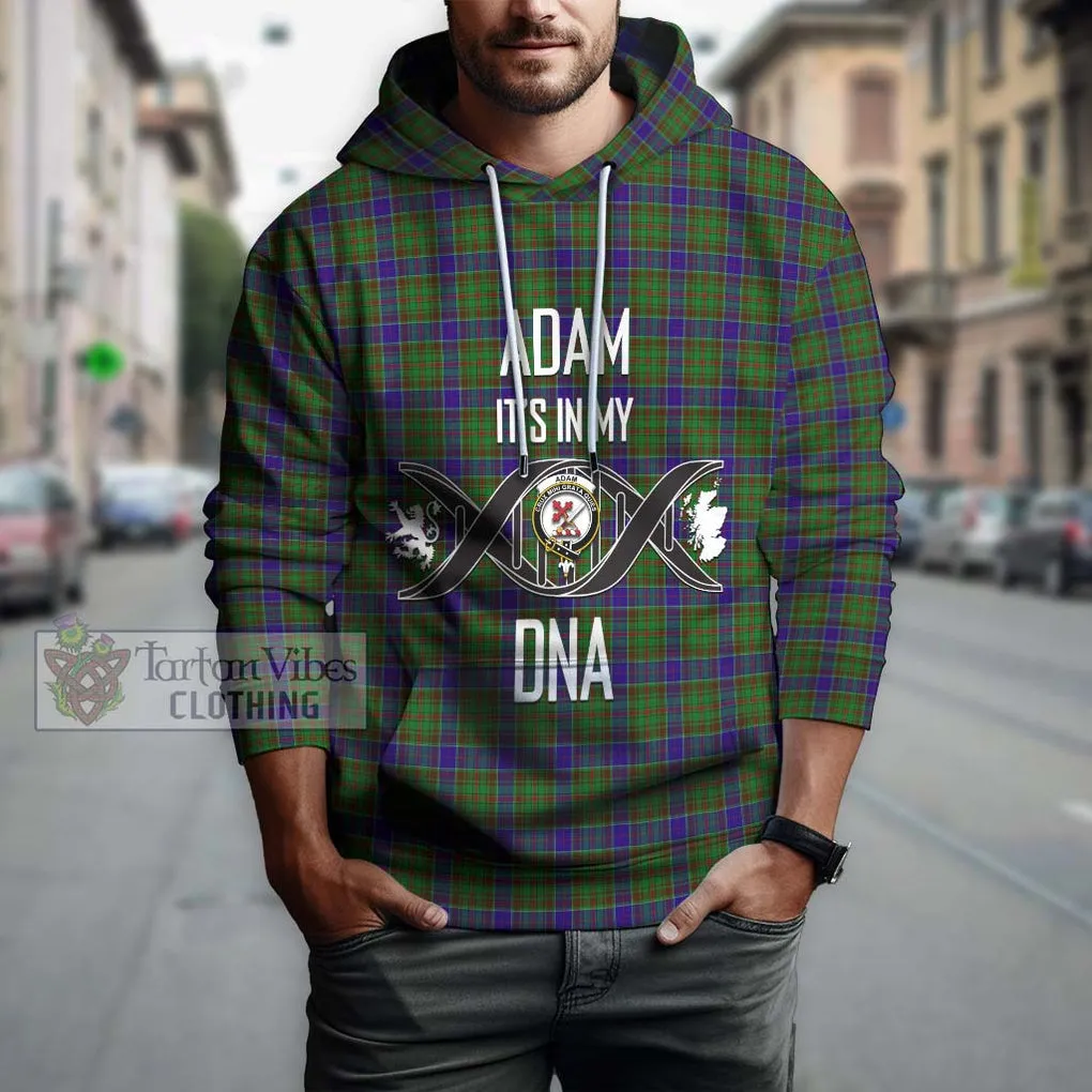 Adam Tartan Hoodie with Family Crest DNA In Me Style