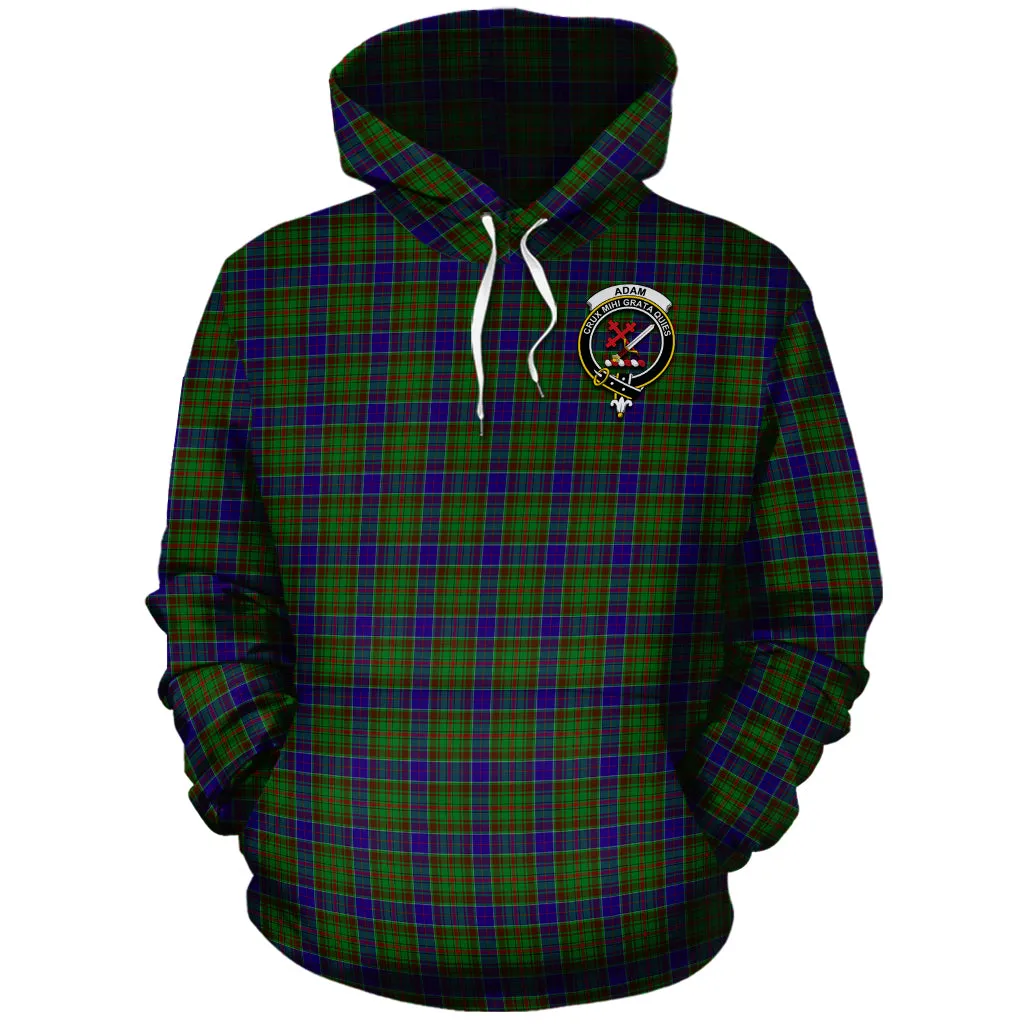 Adam Tartan Hoodie with Family Crest