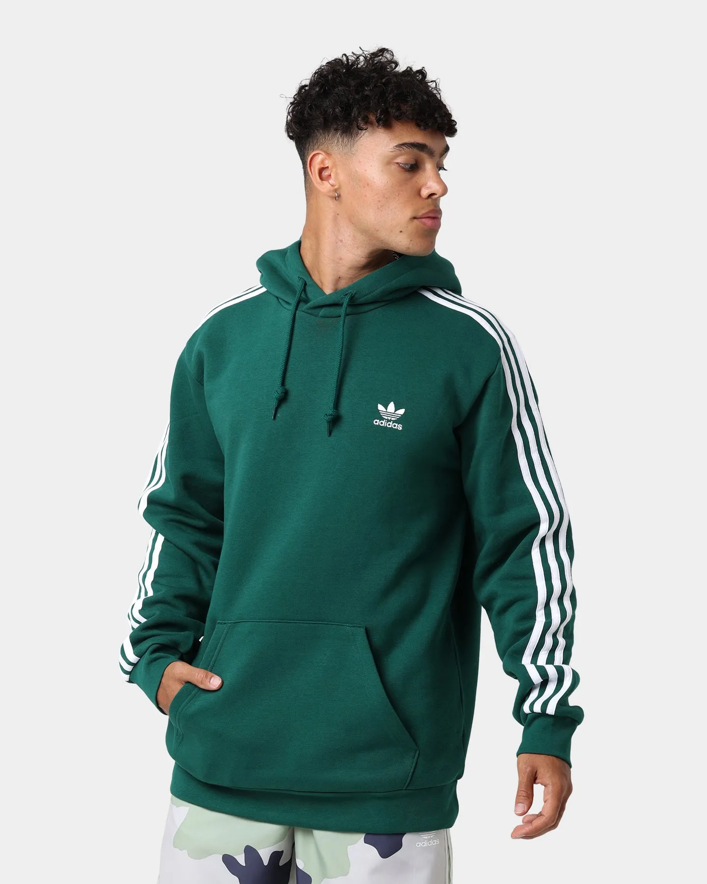 Adidas Classics 3-Stripes Hoodie Collegiate Green