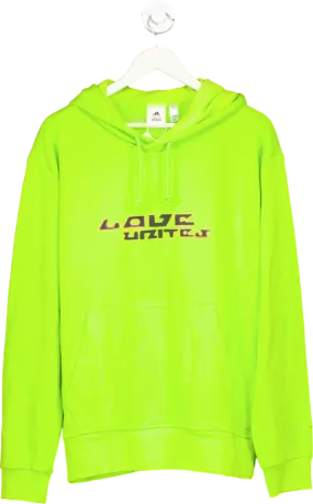 Adidas Green Love Unites Hoodie UK M