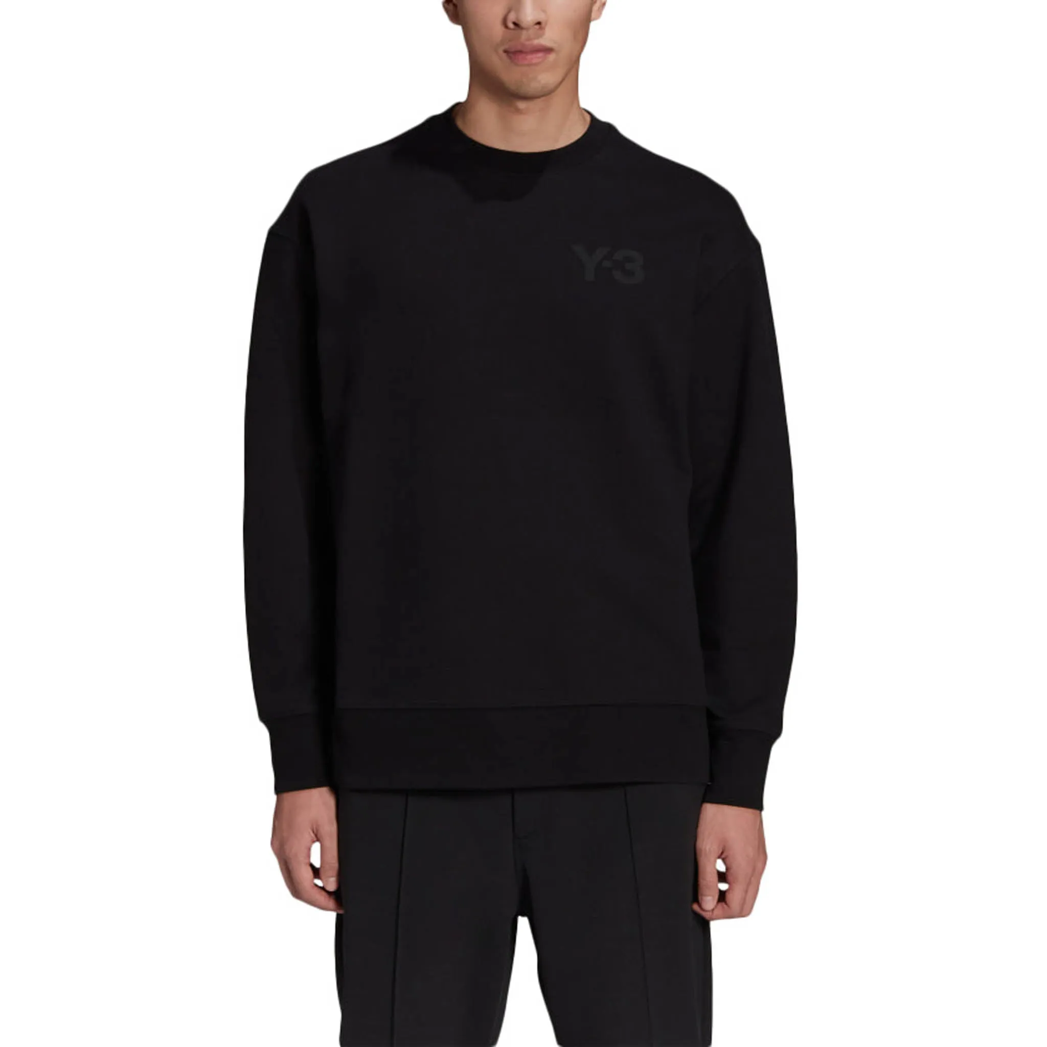 ADIDAS Y-3 Classic Chest Logo Hoodie Black