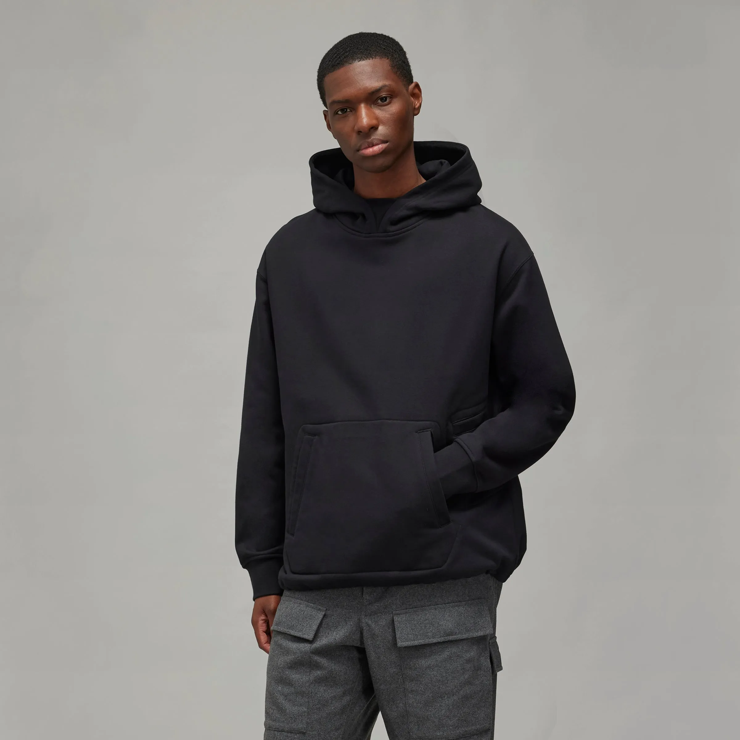 ADIDAS Y-3 Loose Hoodie Black