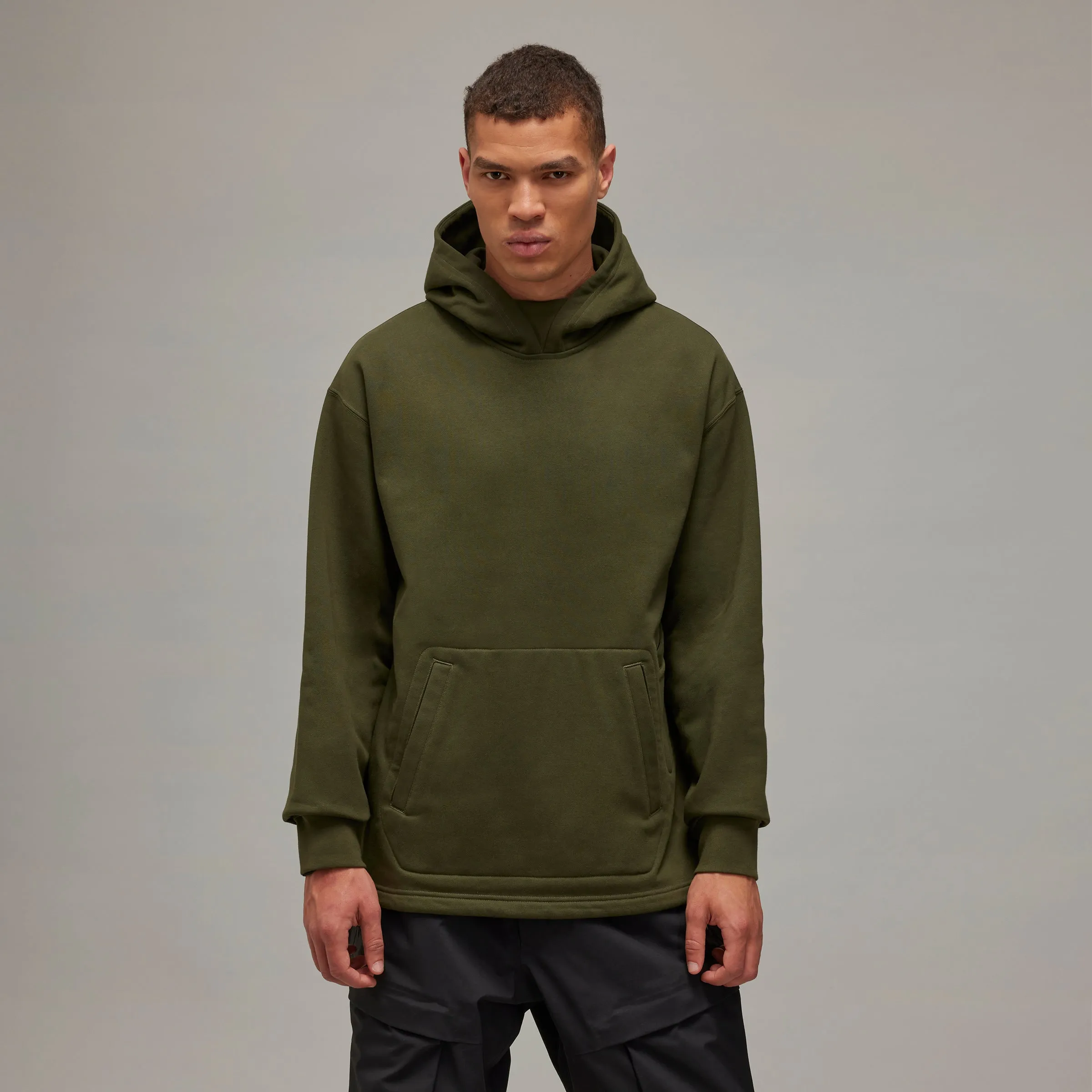 ADIDAS Y-3 Loose Hoodie Green