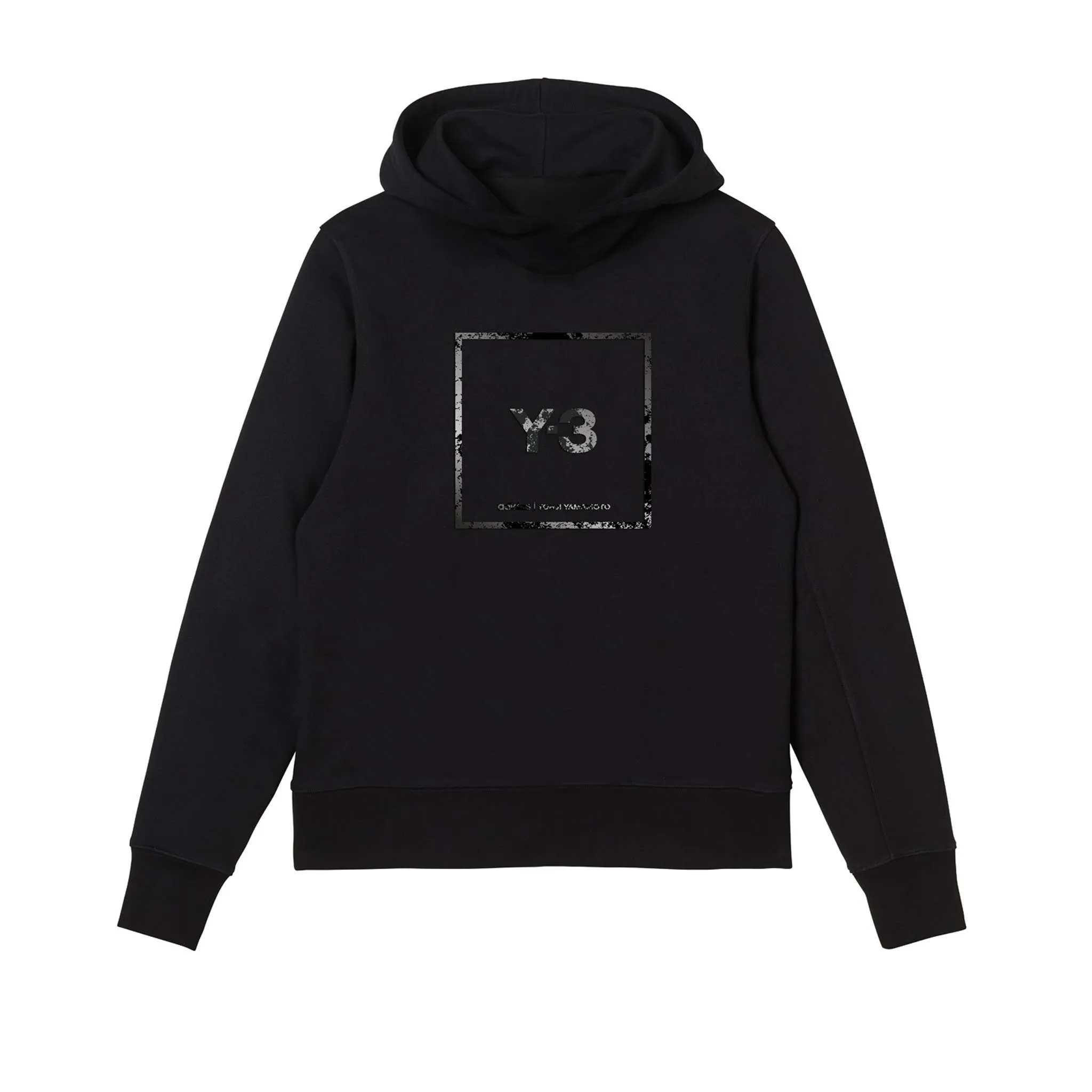 ADIDAS Y-3 Square Graphic Hoodie Black