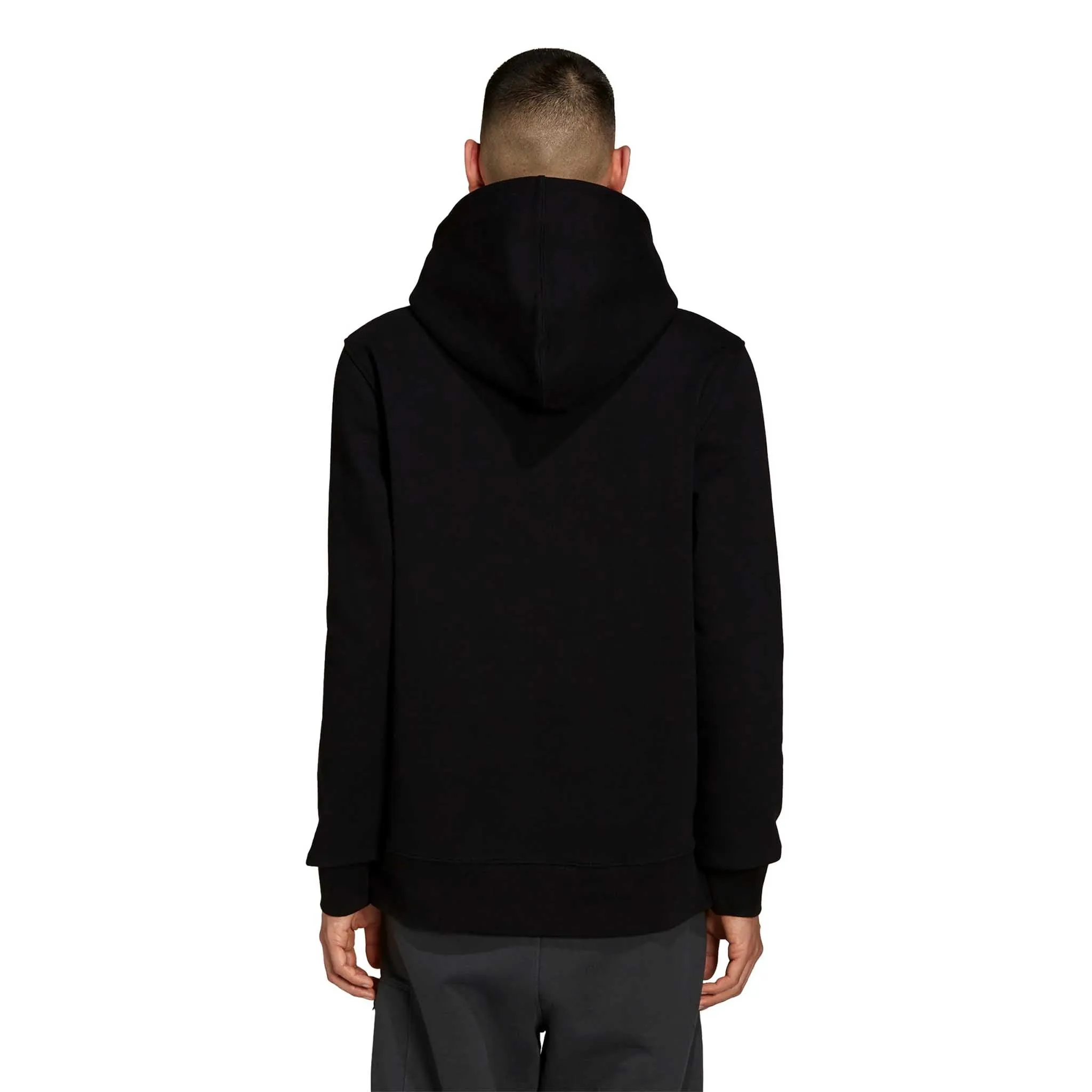 ADIDAS Y-3 Square Label Graphic Hoodie Black