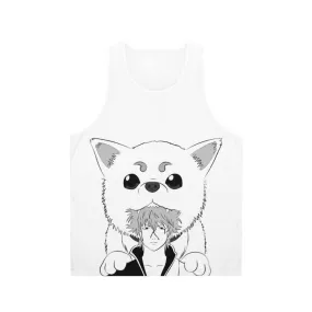 Adorable Dog God Unisex Tank Top for Gintama Fans