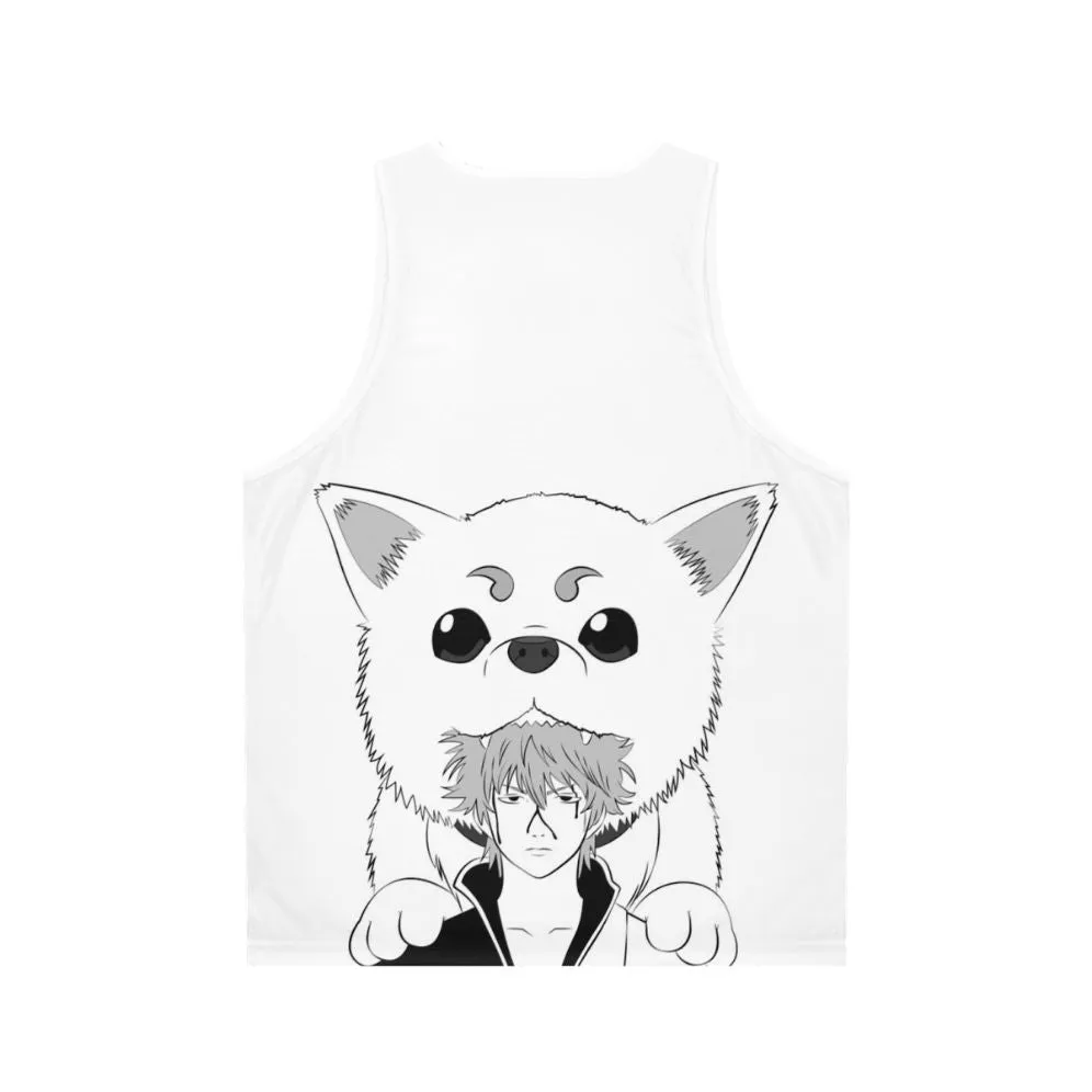 Adorable Dog God Unisex Tank Top for Gintama Fans