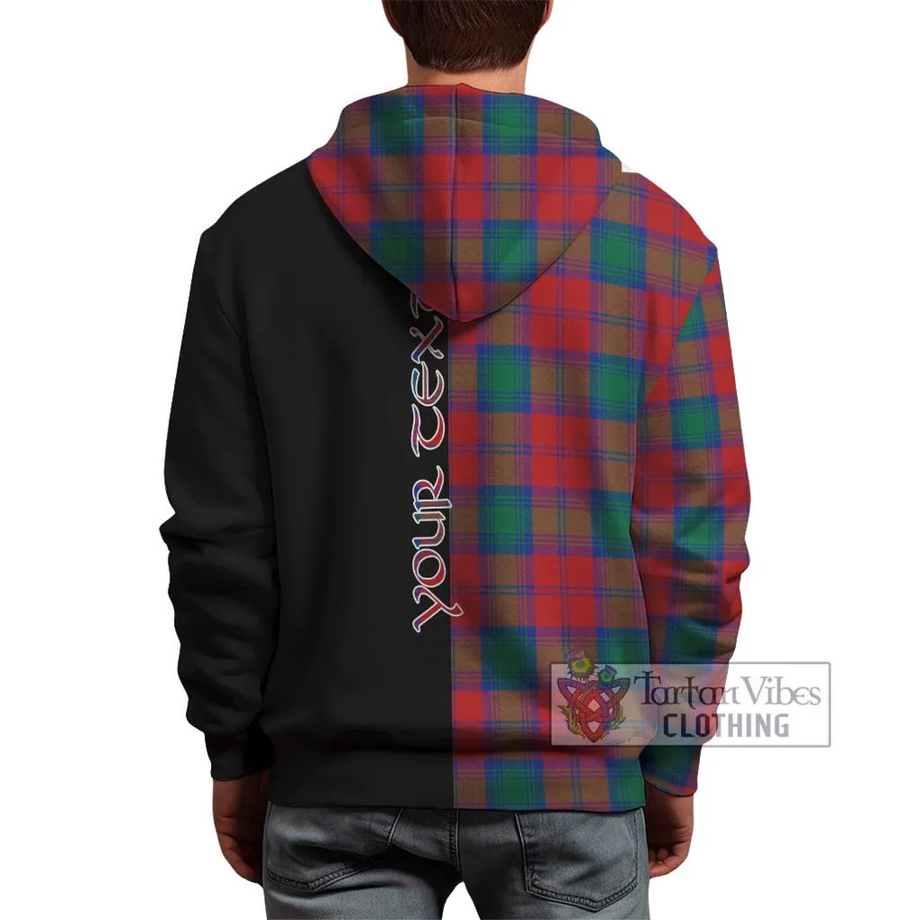 Affleck Tartan Hoodie with Family Crest and Half Of Me Style