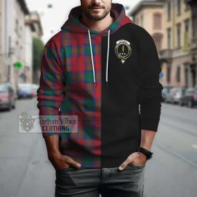 Affleck Tartan Hoodie with Family Crest and Half Of Me Style