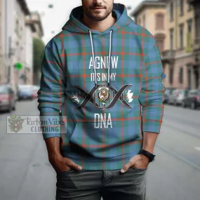 Agnew Ancient Tartan Hoodie with Family Crest DNA In Me Style