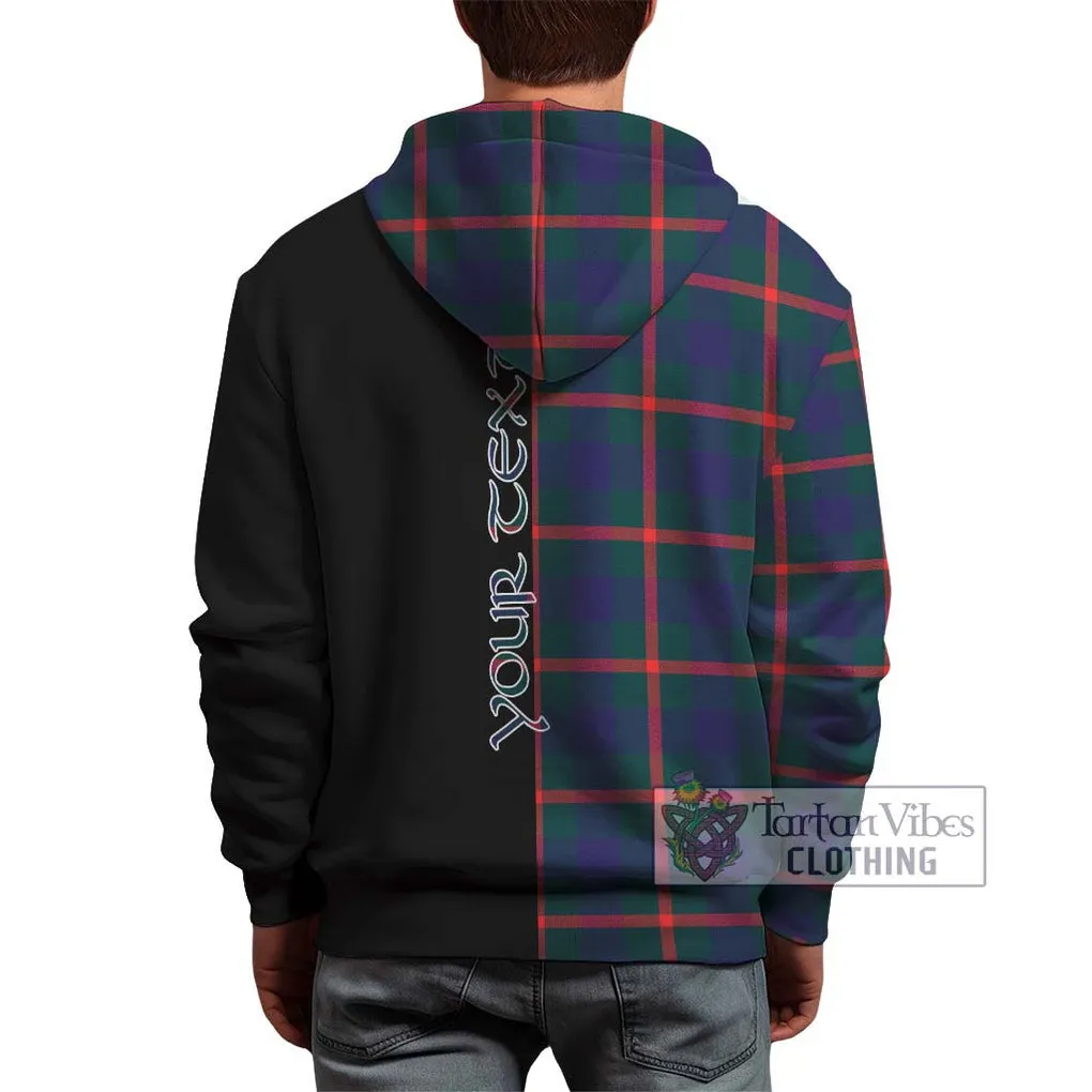 Agnew Tartan Hoodie with Family Crest and Half Of Me Style