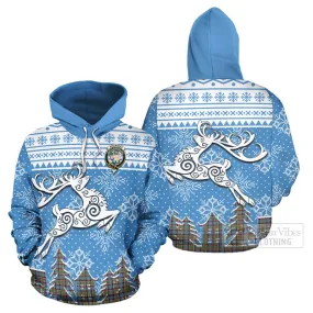 Aikenhead Clan Christmas Hoodie Celtic Reindeer Style