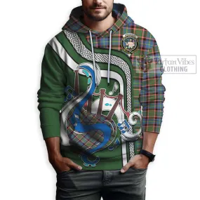 Aikenhead Tartan Hoodie with Epic Bagpipe Style