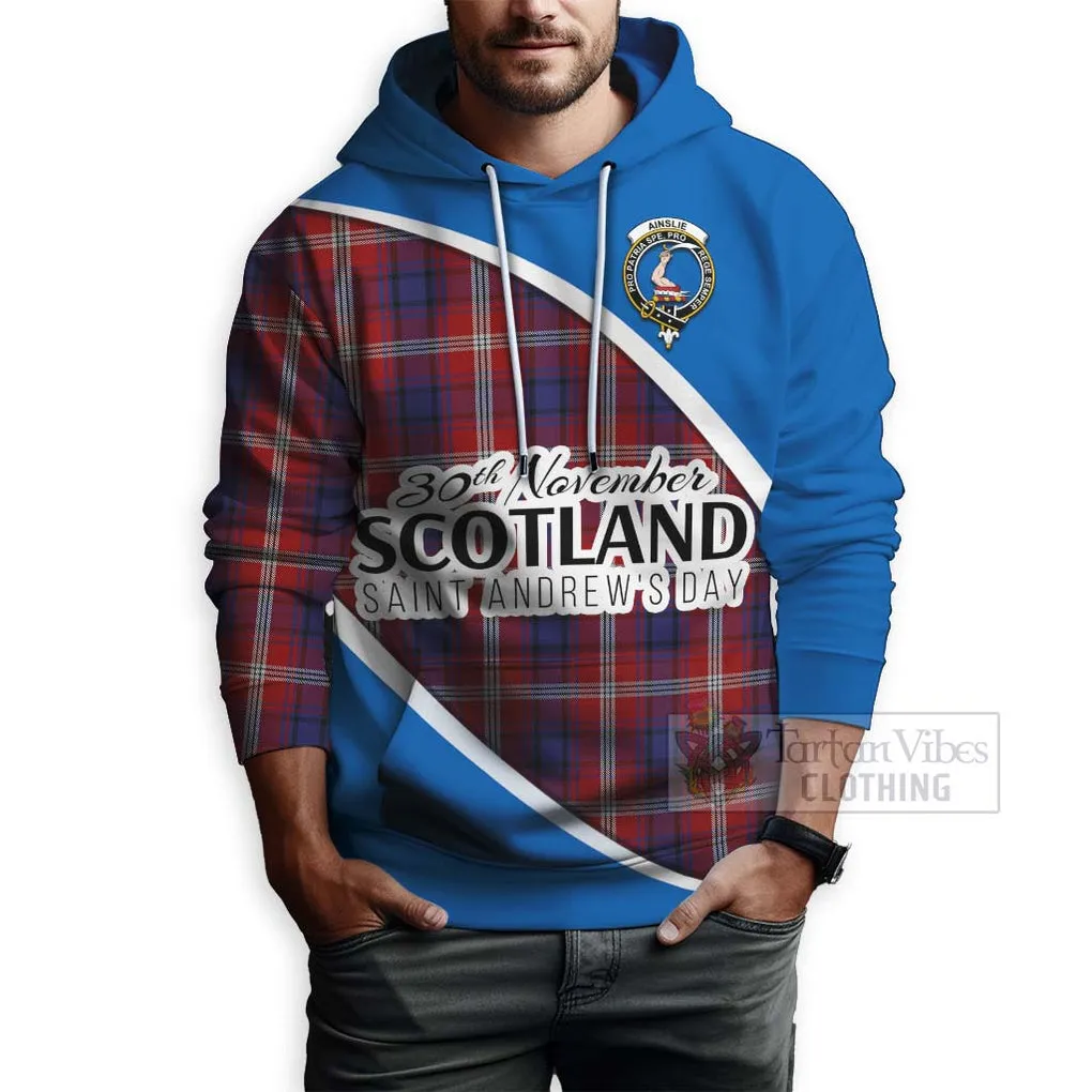 Ainslie Family Crest Tartan Hoodie Celebrate Saint Andrew's Day in Style