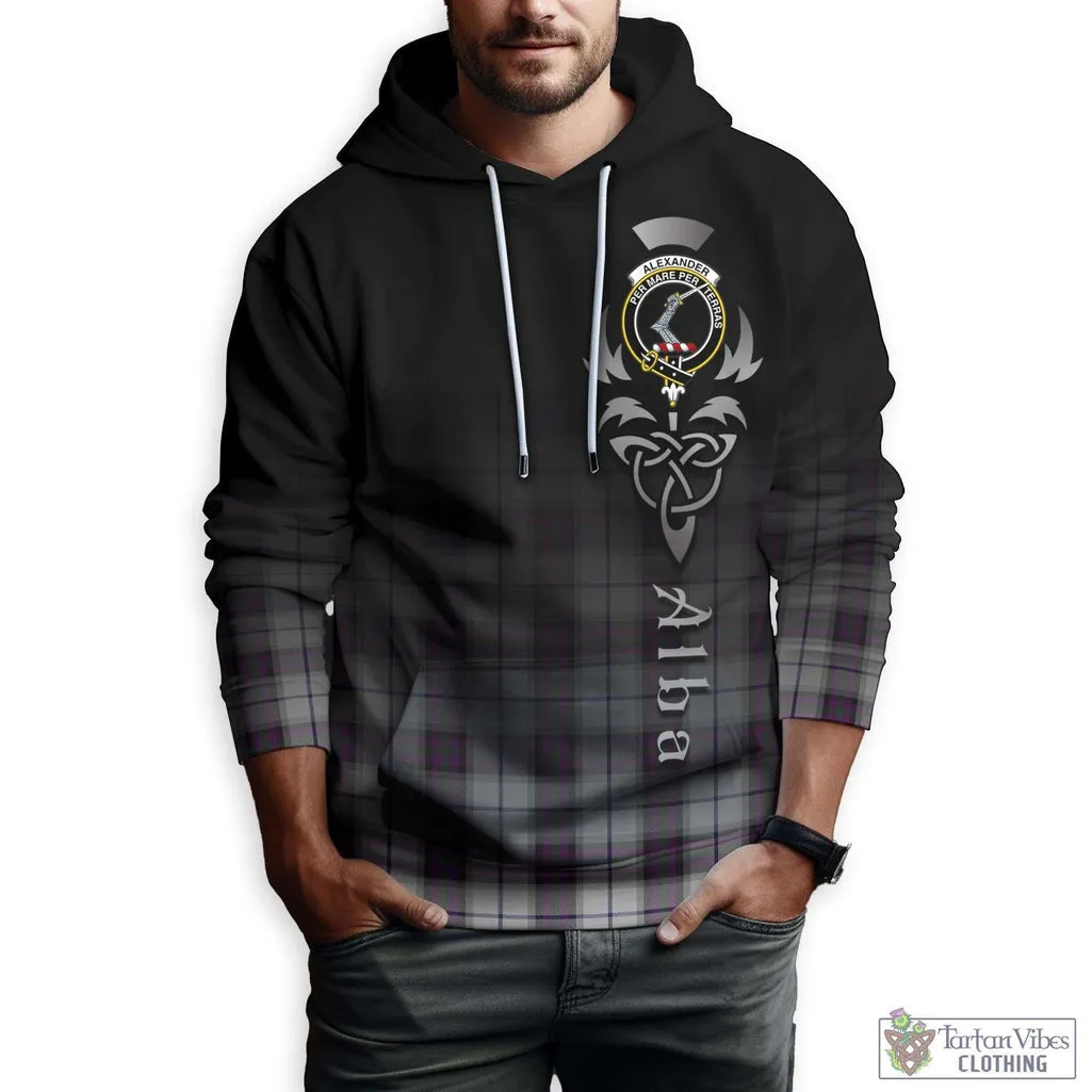 Alexander of Menstry Dress Tartan Hoodie Featuring Alba Gu Brath Family Crest Celtic Inspired