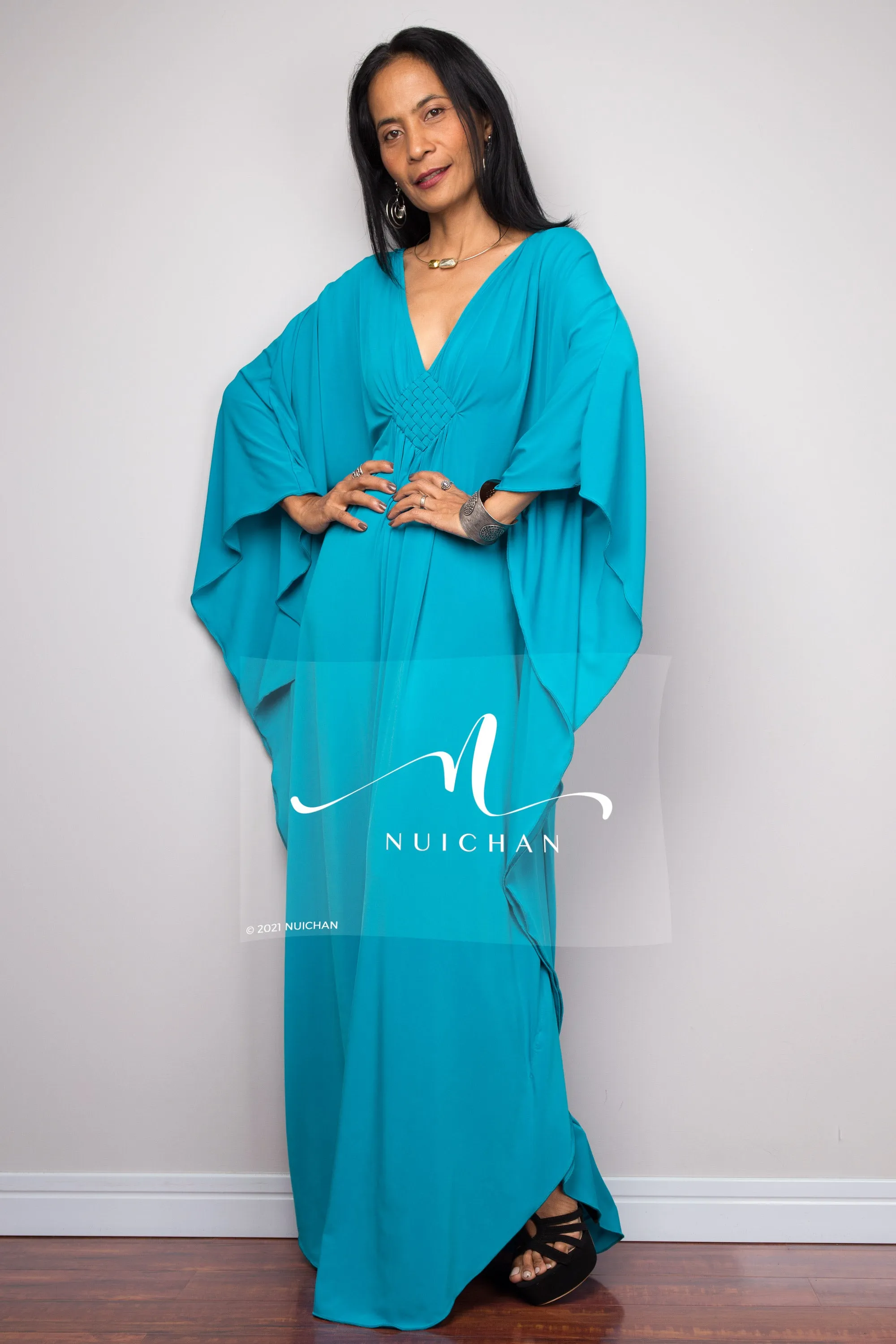 Aqua kaftan