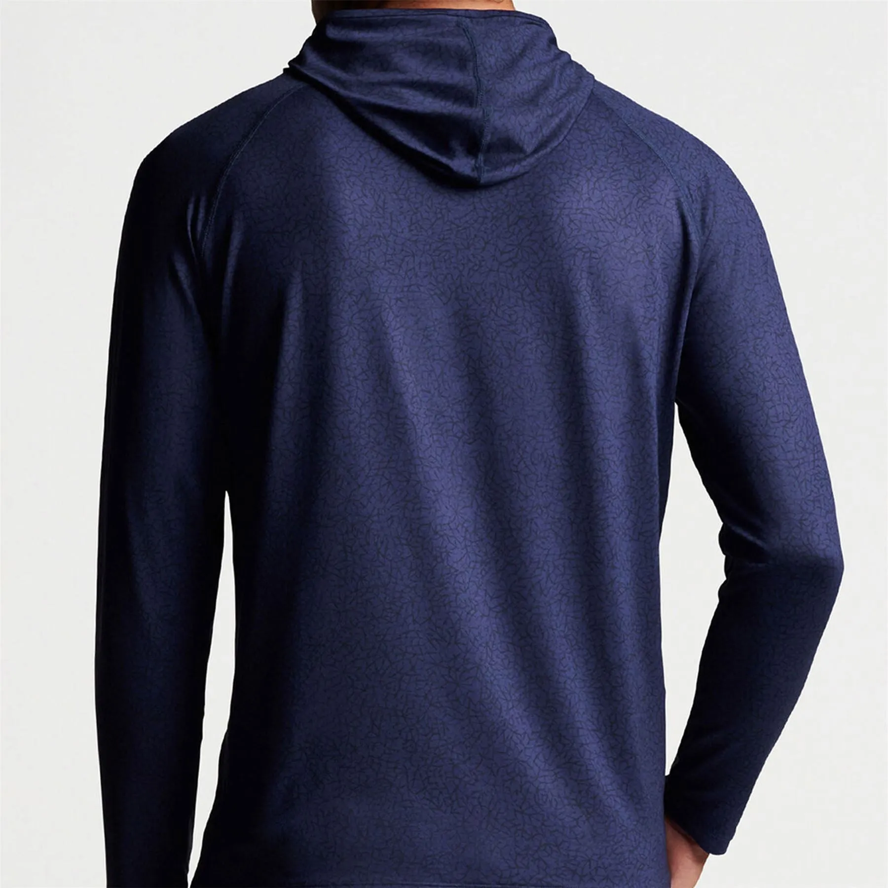 Aurora Performance T-Shirt Hoodie Navy - SS23