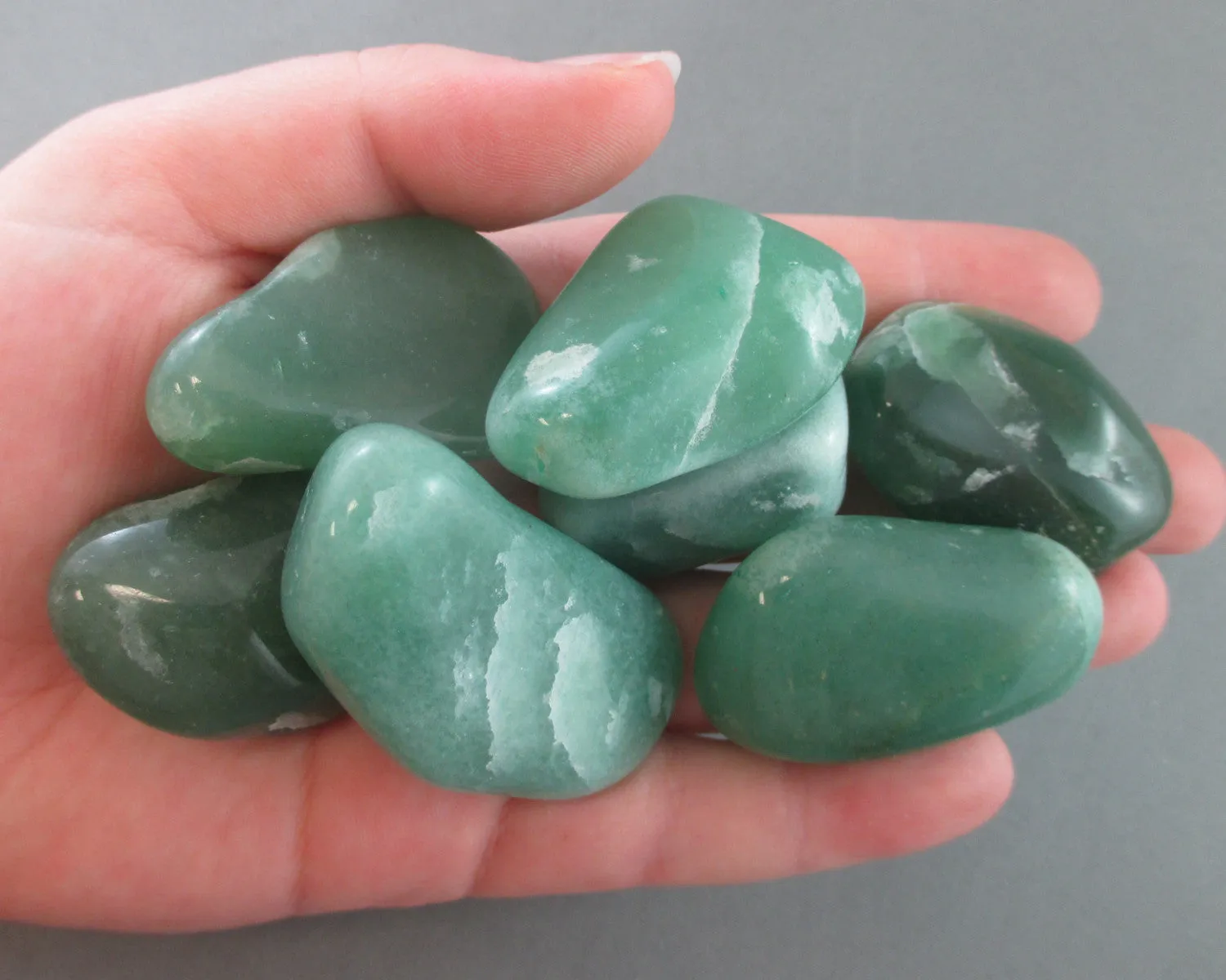 Aventurine Polished Stones (Medium) 3pcs J011**