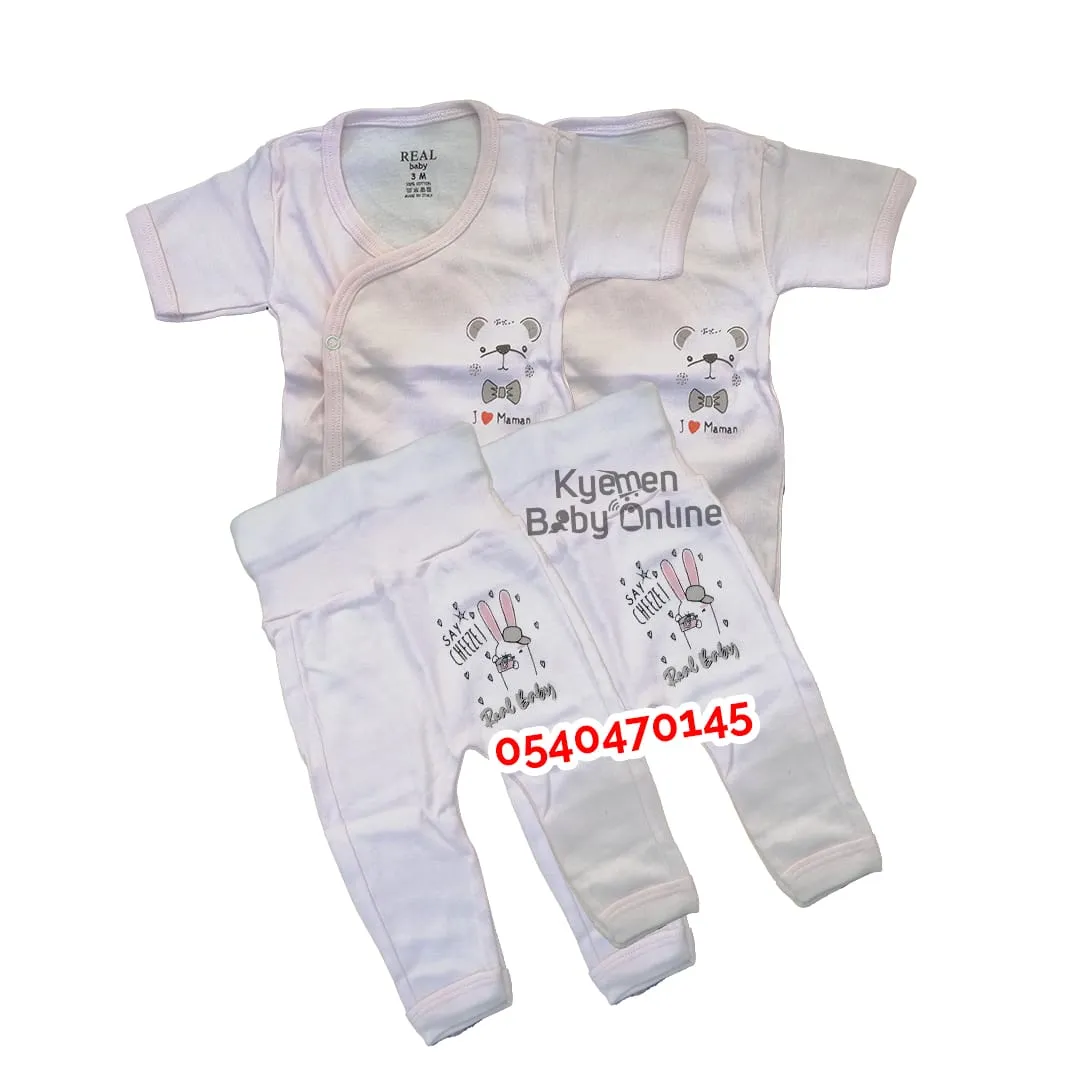 Baby Welcome Suit 2pcs (Real Baby) Top and Down