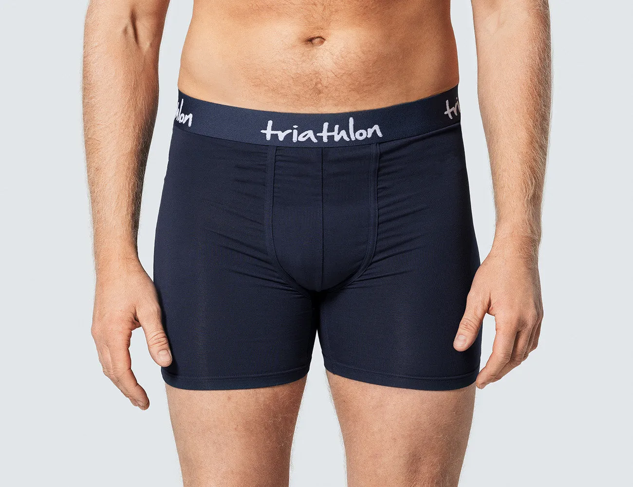 Bambus boxer shorts navy pakke (10 stk)