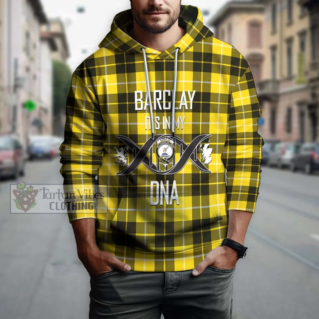 Barclay Dress Modern Tartan Hoodie with Family Crest DNA In Me Style