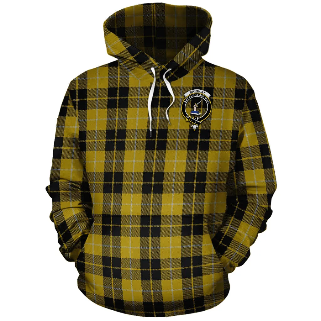 Barclay Dress Tartan Hoodie with Family Crest