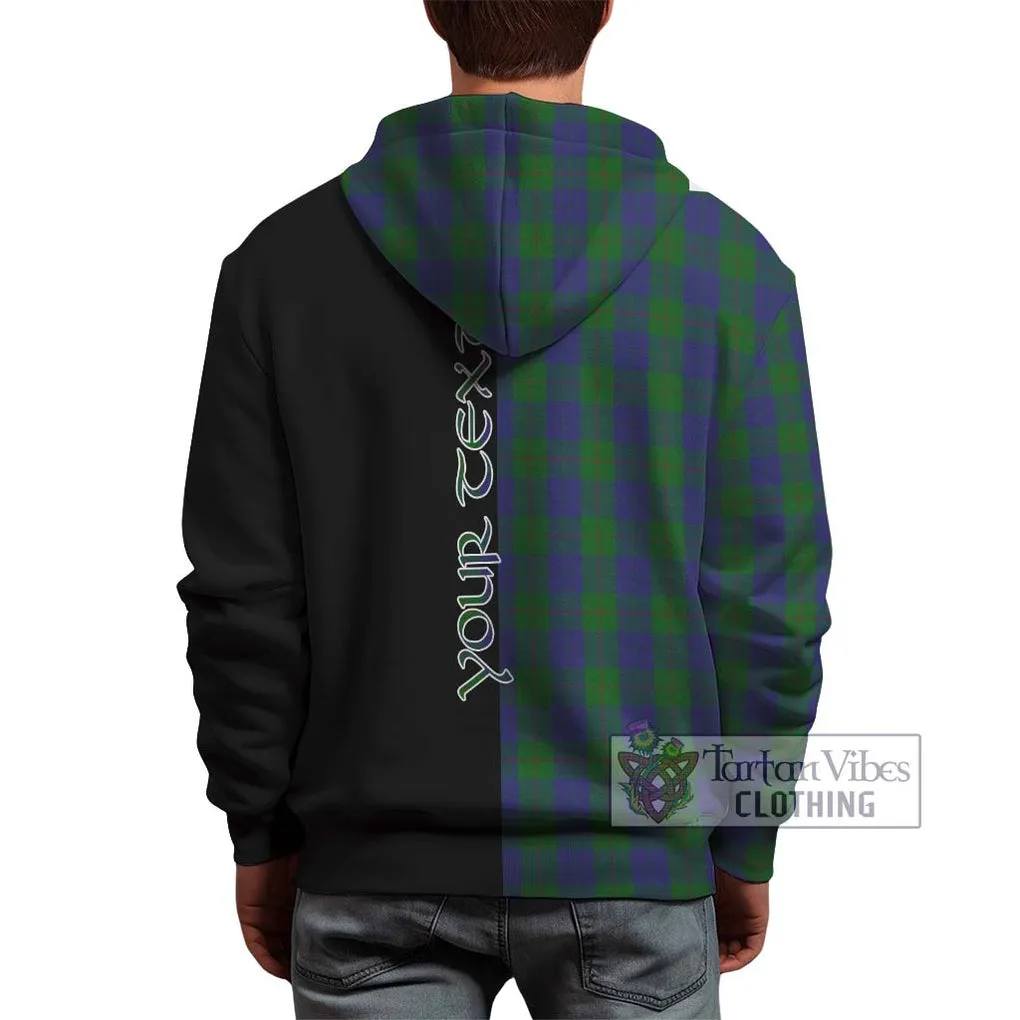 Barclay Tartan Hoodie with Family Crest and Half Of Me Style