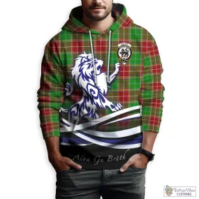 Baxter Modern Tartan Hoodie with Alba Gu Brath Regal Lion Emblem