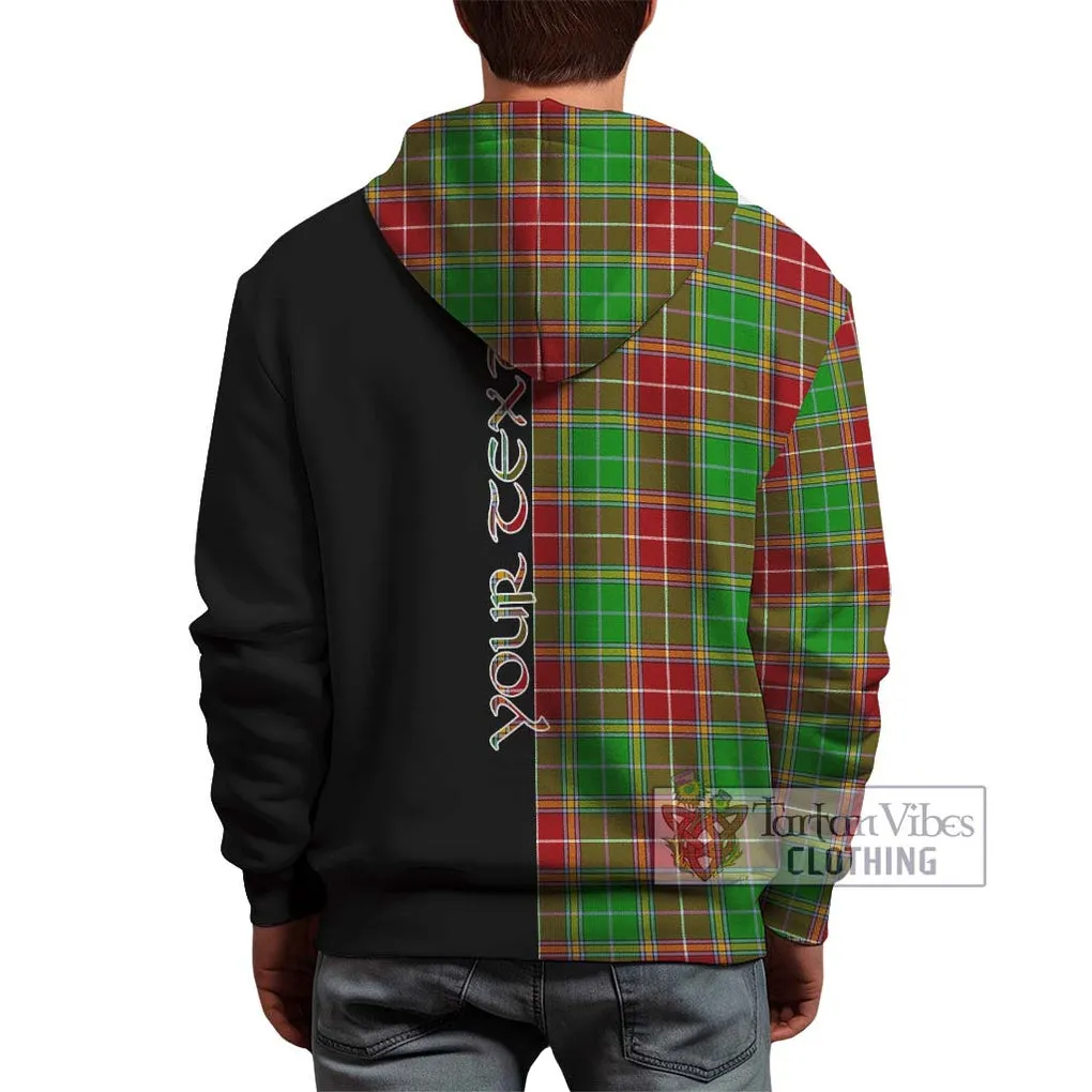 Baxter Modern Tartan Hoodie with Family Crest and Half Of Me Style