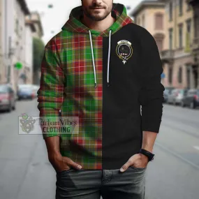 Baxter Modern Tartan Hoodie with Family Crest and Half Of Me Style