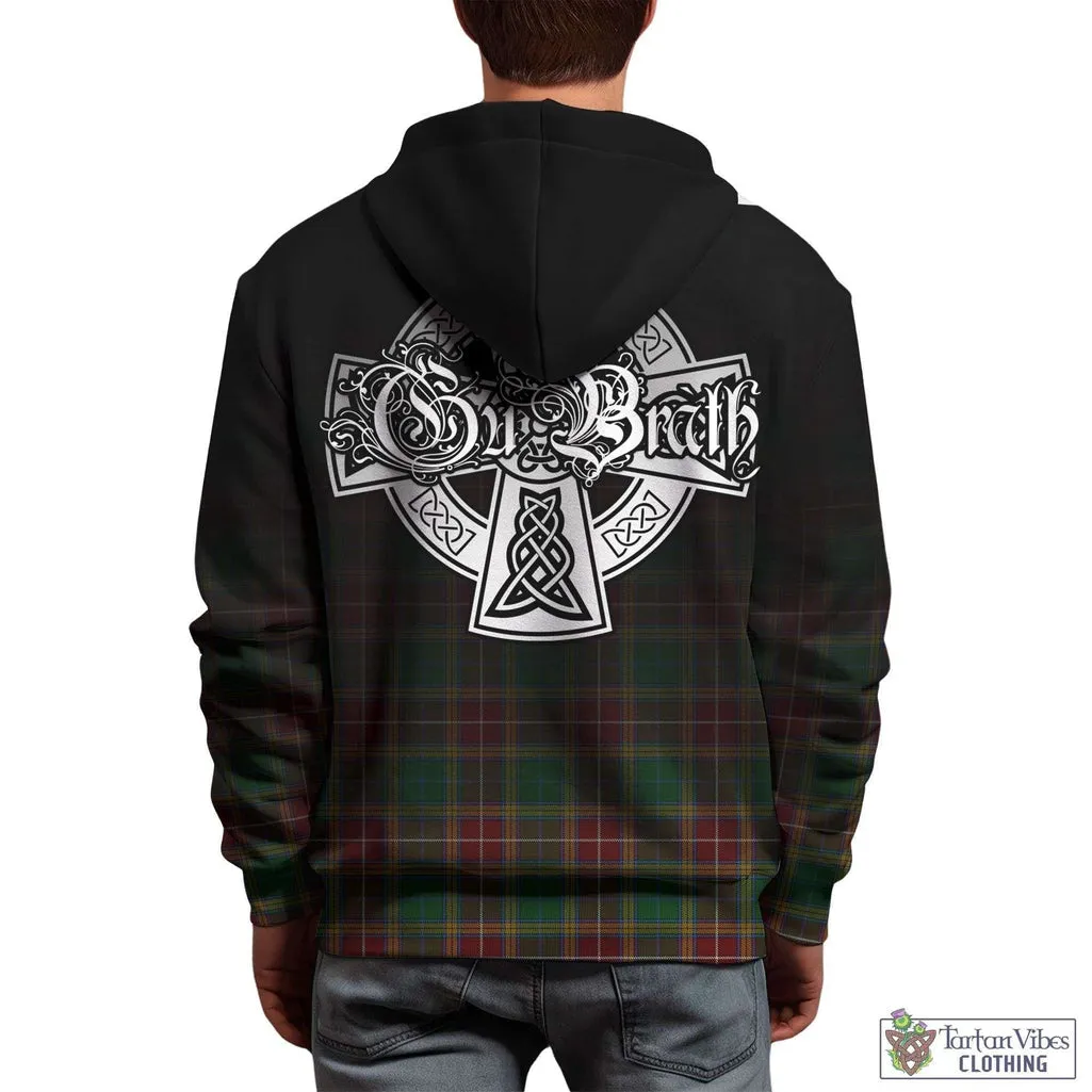 Baxter Tartan Hoodie Featuring Alba Gu Brath Family Crest Celtic Inspired