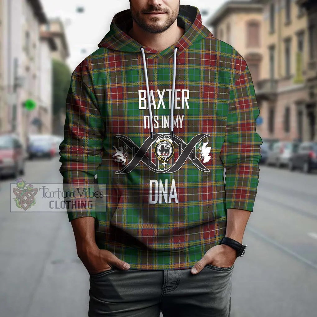 Baxter Tartan Hoodie with Family Crest DNA In Me Style