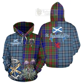 Beattie (Beatty) Tartan Hoodie Happy St. Andrew's Day Half Tartan Style