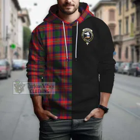 Belsches Tartan Hoodie with Family Crest and Half Of Me Style