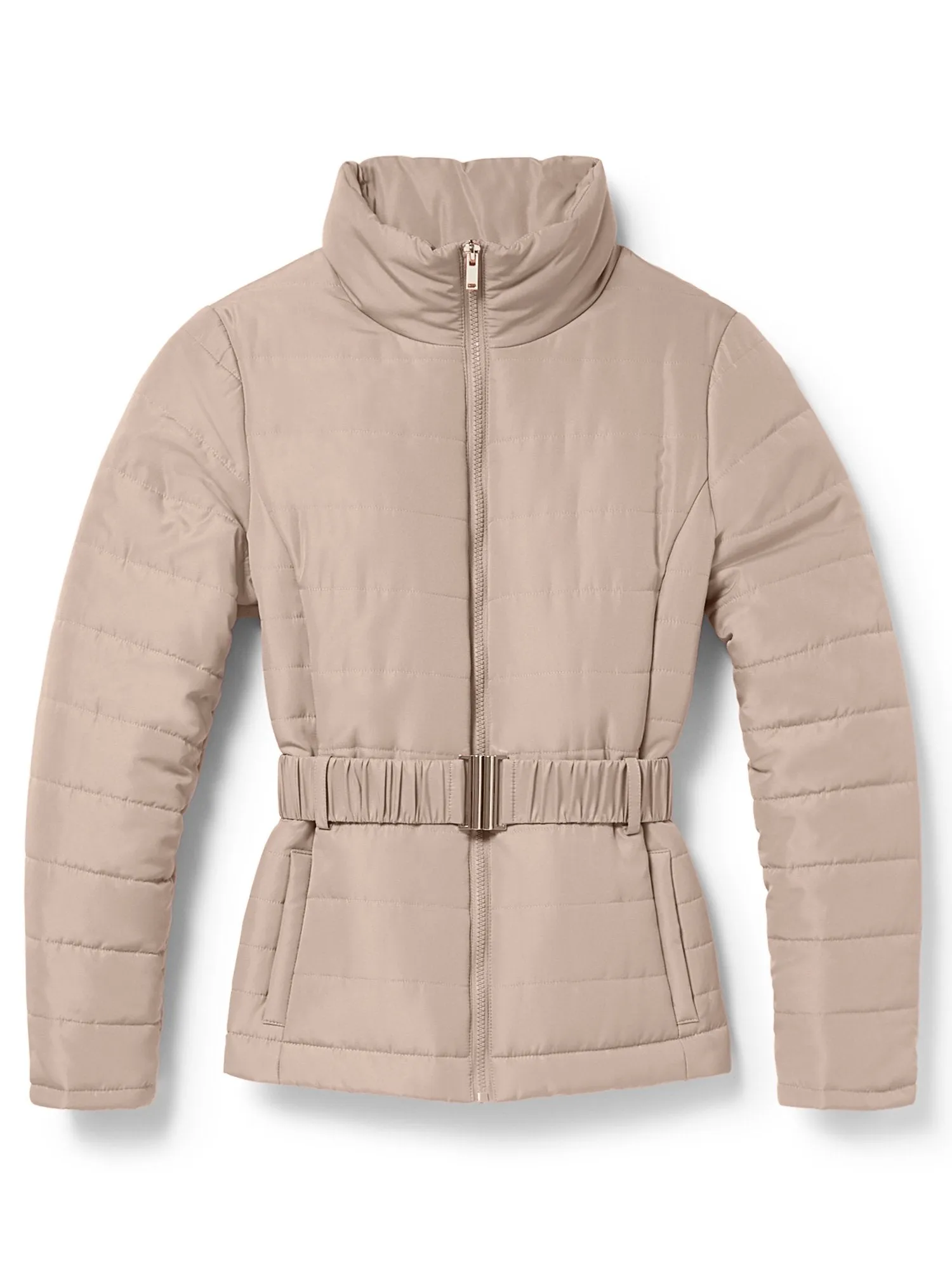 Belted Puffer Jacket