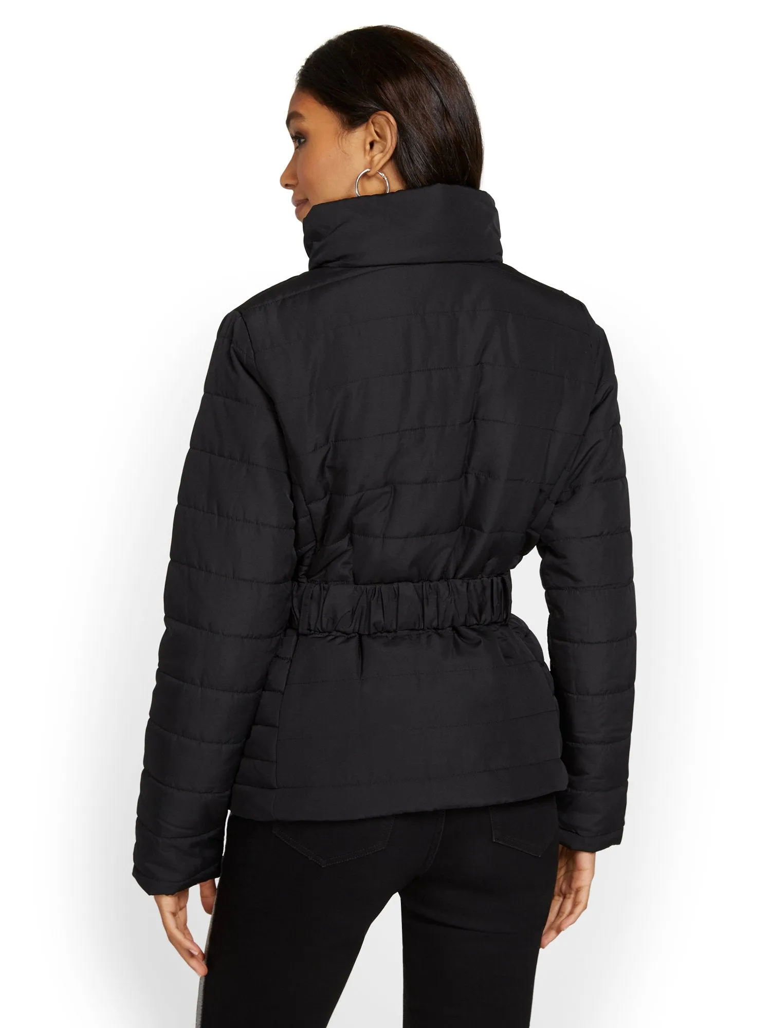 Belted Puffer Jacket