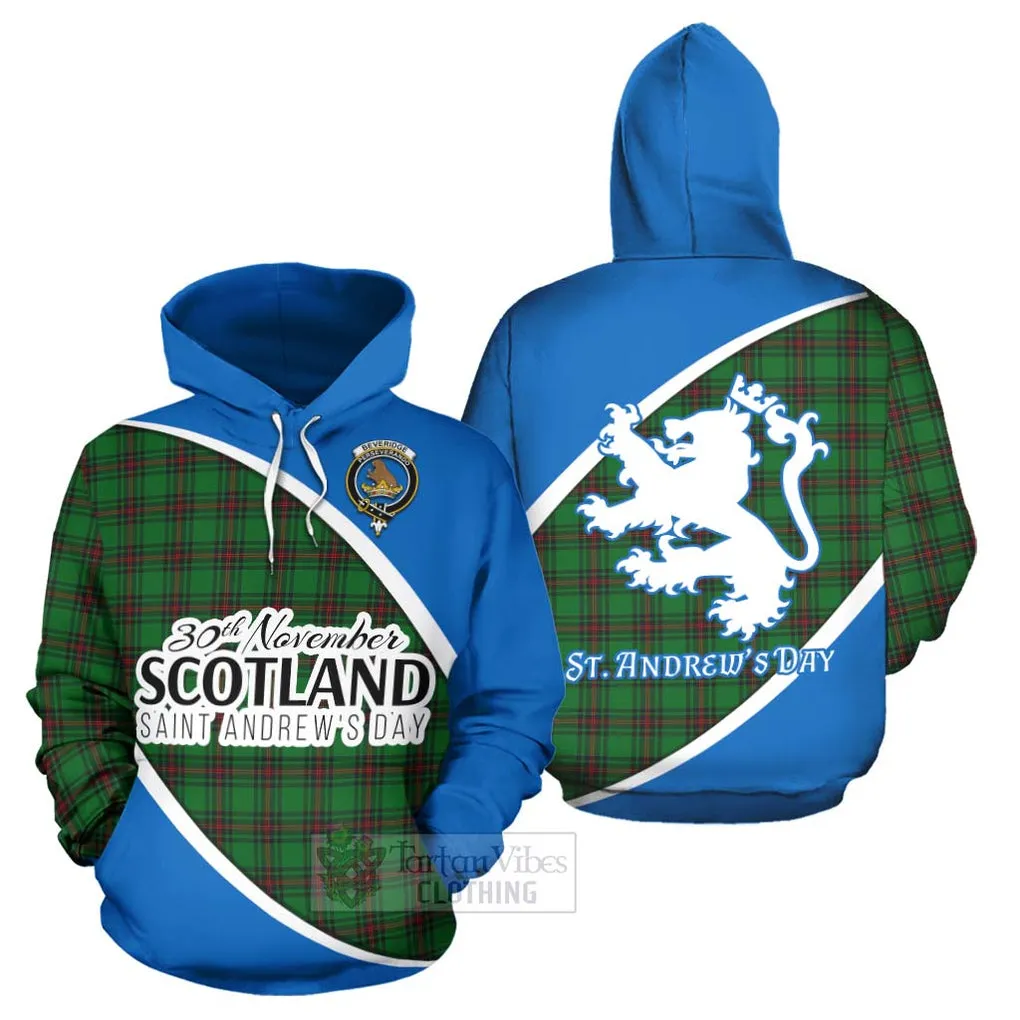 Beveridge Family Crest Tartan Hoodie Celebrate Saint Andrew's Day in Style