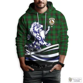 Beveridge Tartan Hoodie with Alba Gu Brath Regal Lion Emblem