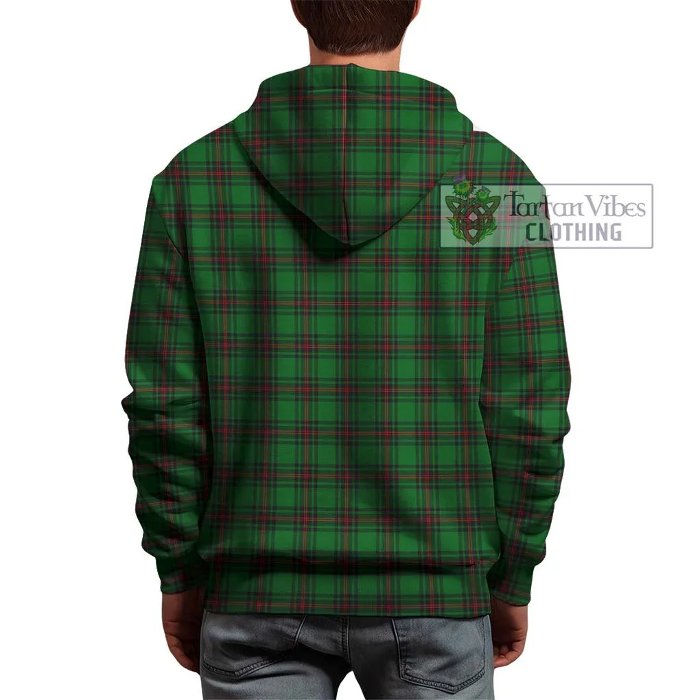 Beveridge Tartan Hoodie with Family Crest DNA In Me Style