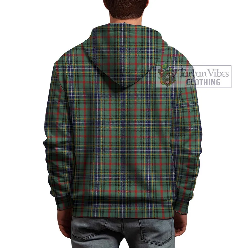 Bisset Tartan Hoodie with Family Crest DNA In Me Style