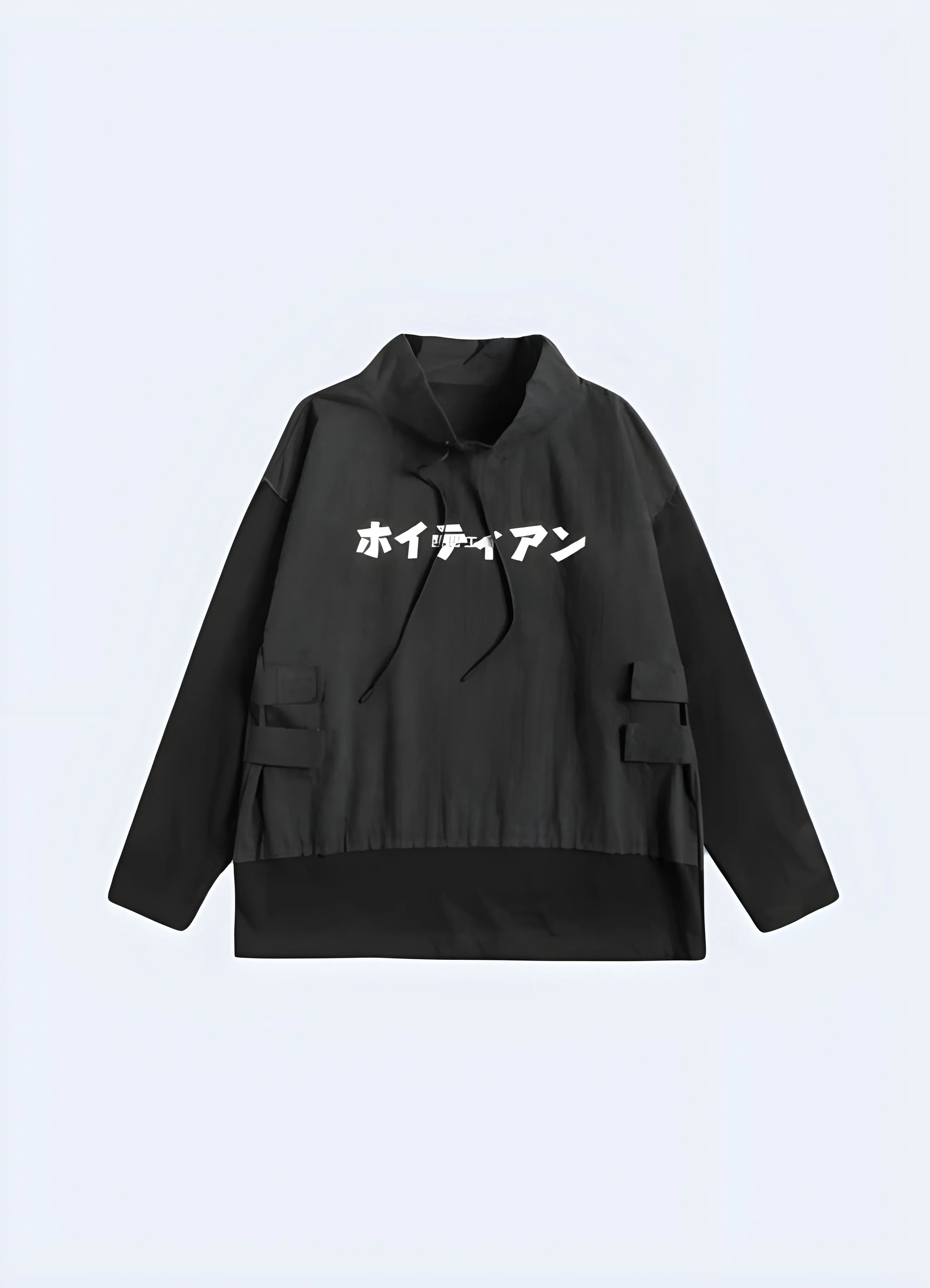 Black Japanese Hoodie